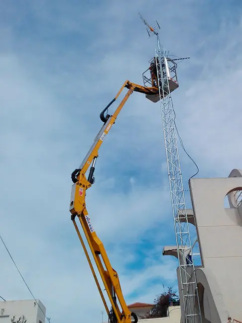 Instalación comunitaria de una antena
